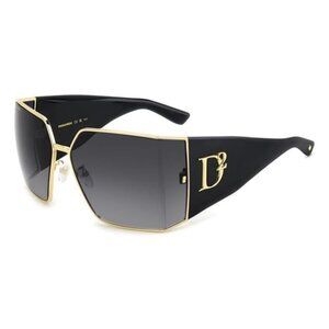 A0629Z New DSQUARED2 D2 Gold Butterfly 0154/S 0009O Sunglasses Women